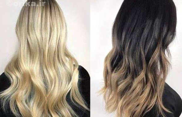 نکات مهم Balayage and ombre at home