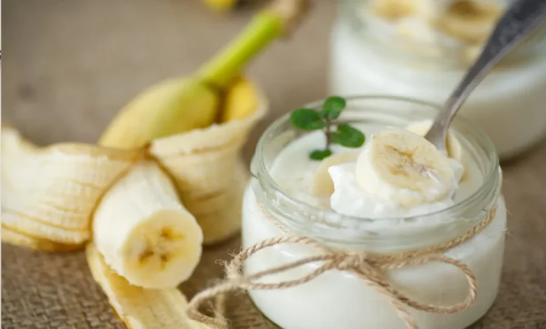 ماسک موز و ماست