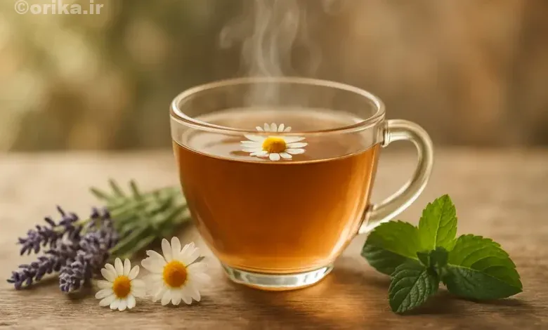 دمنوش گیاهی برای کاهش استرس