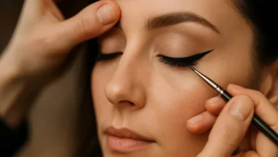 آموزش خط چشم گربه‌ای