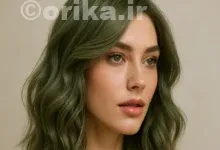رنگ موی زیتونی