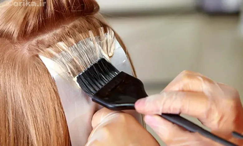 مضررات رنگ مو شیمیایی