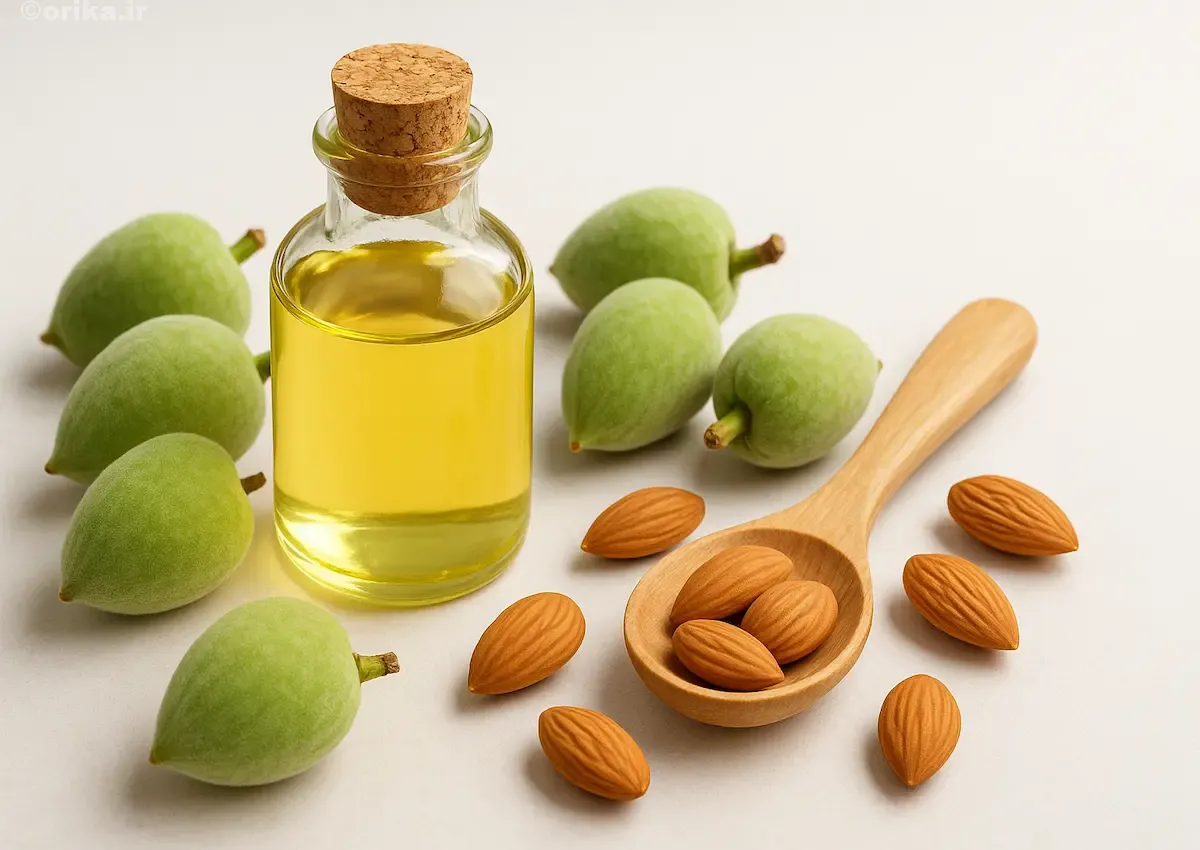 درمان گرفتگی و درد زانو با روغن بادام تلخ