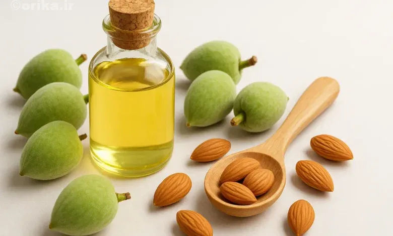 درمان گرفتگی و درد زانو با روغن بادام تلخ