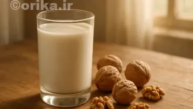 نوشیدن شیر گردو