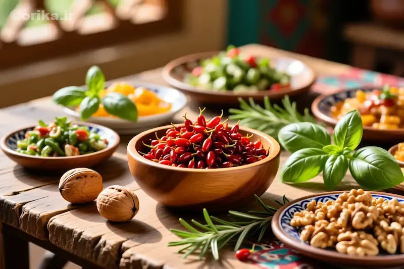 استفاده از غذاهای بومی ایرانی با خواص پوستی