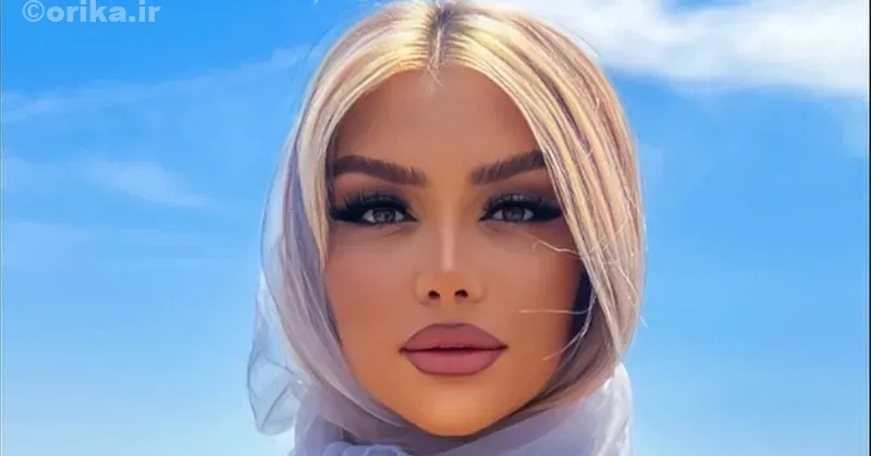 "دختر جوان ایرانی با پوست شفاف و درخشان glass skin طبیعی بدون آرایش"