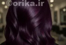 آشنایی با انواع مدل های رنگ مو بادمجانی