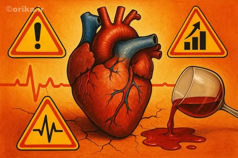 اجتناب از مصرف الکل برای پیشگیری از سکته
