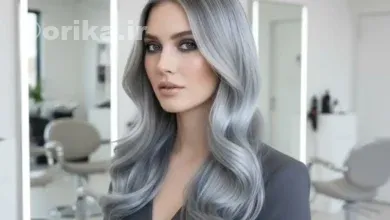 رنگ مو فولادی