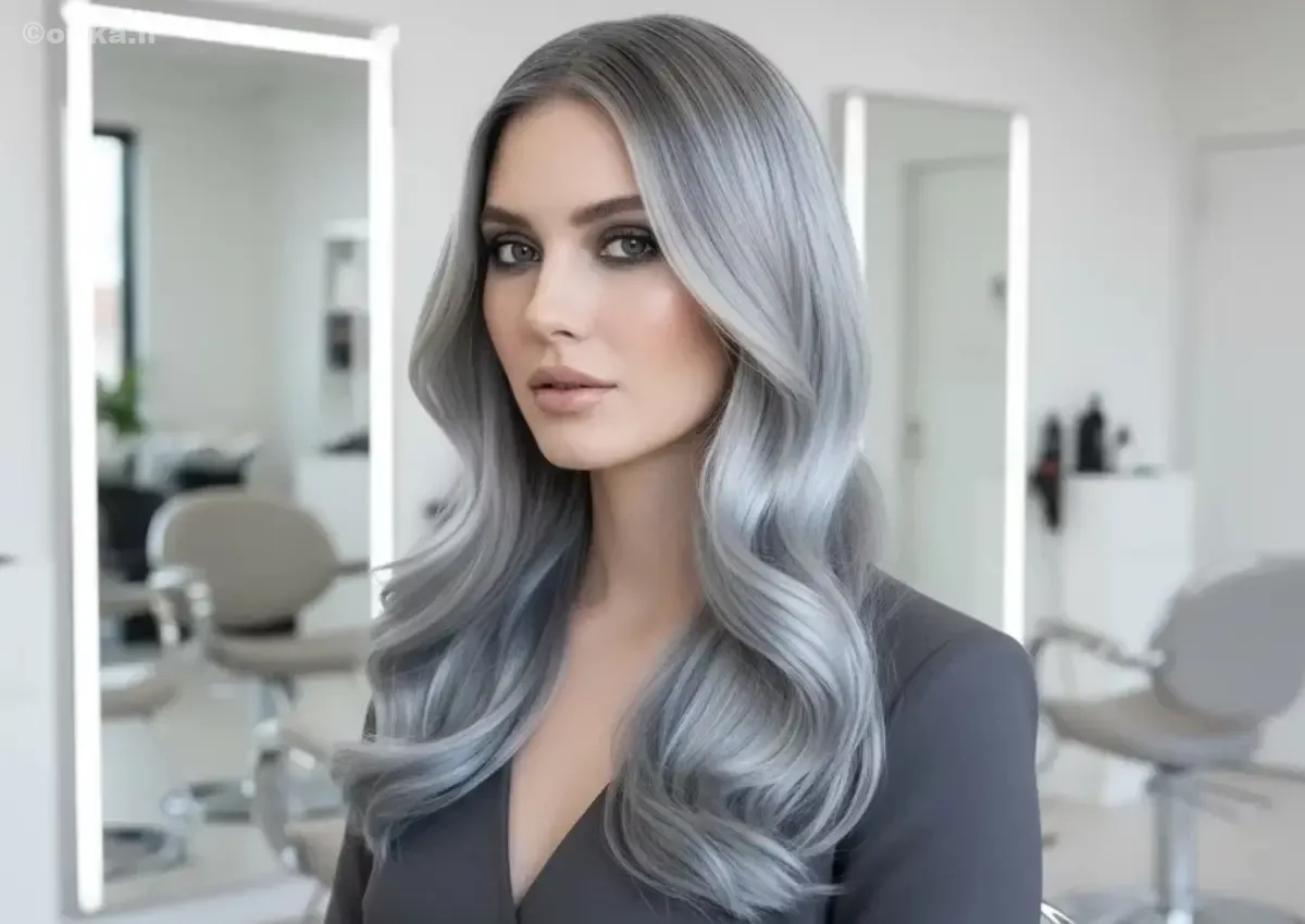 رنگ مو فولادی