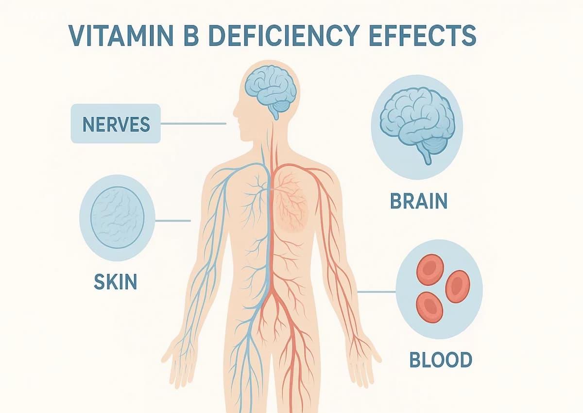 کمبود ویتامین‌های گروه B
