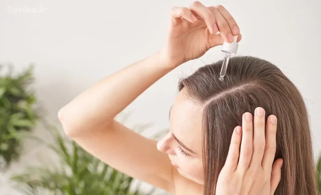 ماساژ پوست سر با روغنهای طبیعی