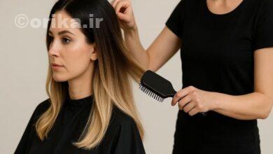 رنگ مو ریشه تیره ساقه روشن