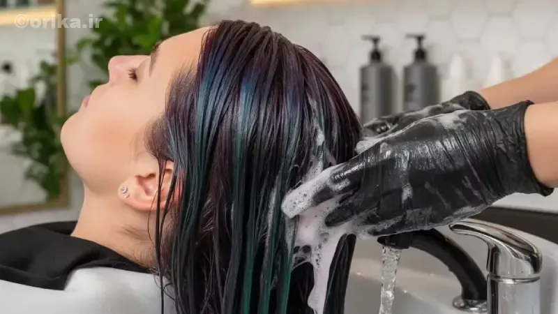 مراقبت قبل و بعد از رنگ مو