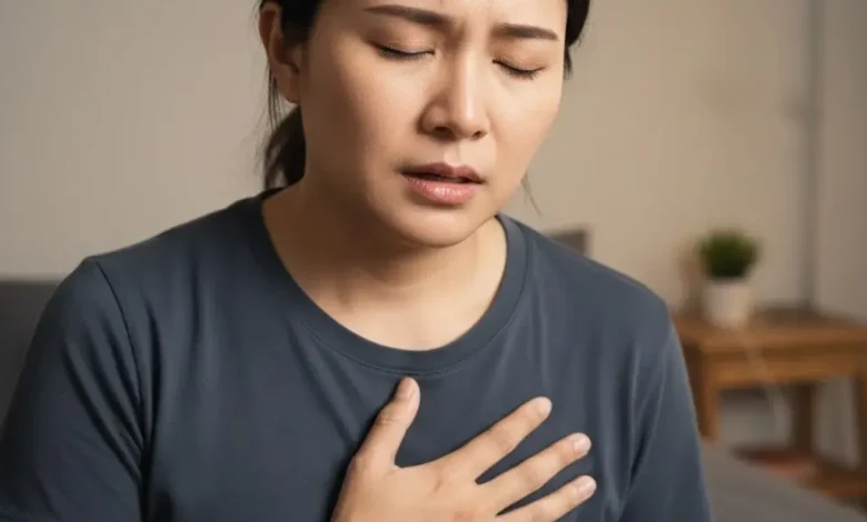 درد زیر جناق سینه