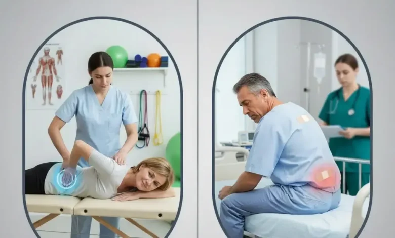 فیزیوتراپی برای تسکین درد کمر بهتر است یا جراحی؟