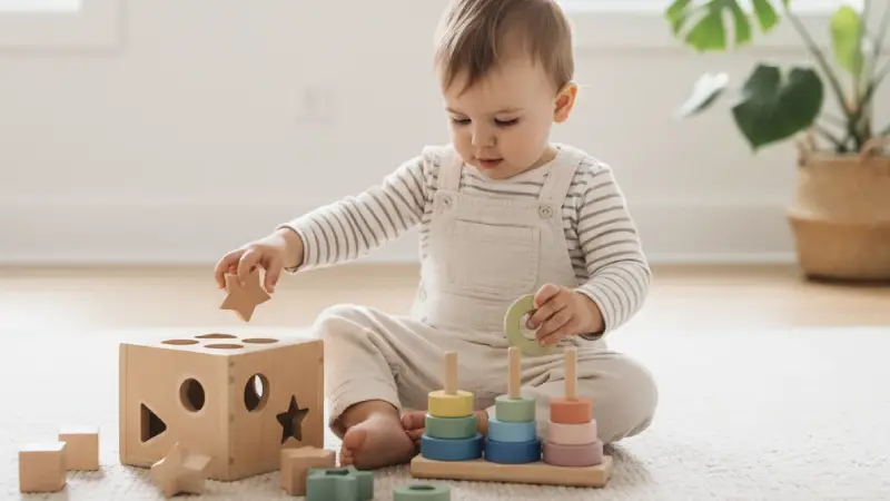 اسباببازیهای مناسب تقویت هوش کودک ۱ تا ۳ سال