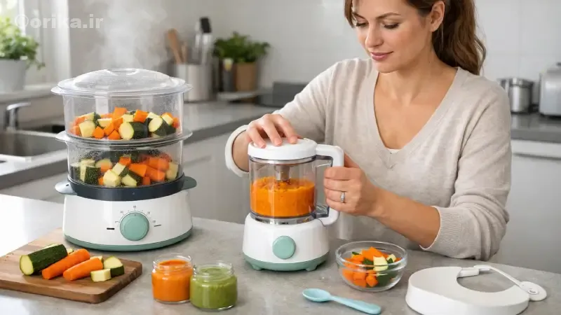 بهترین لیست غذای کمکی نوزاد 6 ماهه