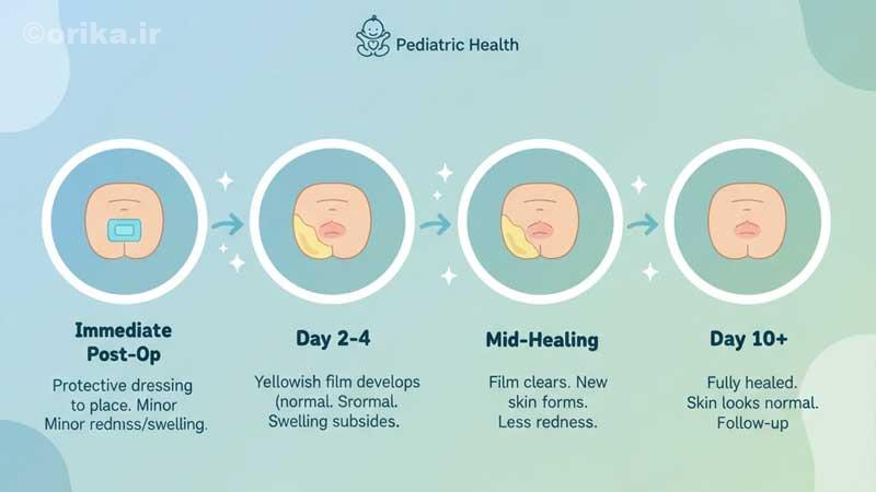 مدت زمان بهبودی بعد از ختنه