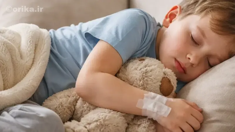 نحوه خواباندن کودک بعد از بیهوشی