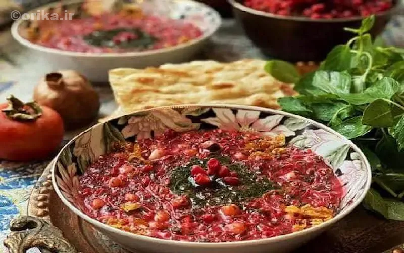 غذاهای سنتی و محلی با زرشک